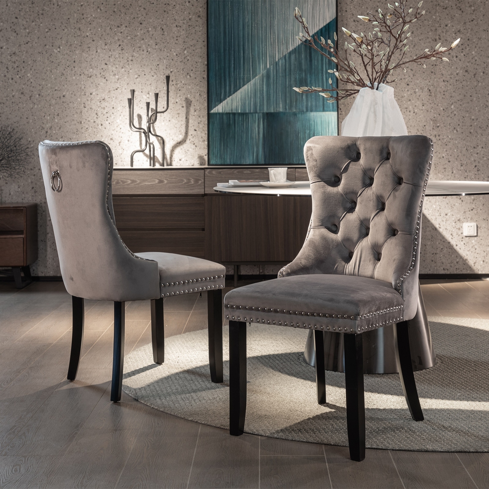 Upholstered dining chairs canada clearance