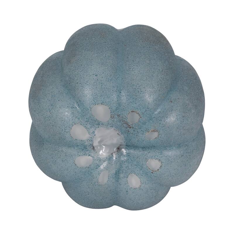 Sagebrook Home Glass Sea Urchin Vase, Blue, Bud