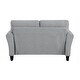 preview thumbnail 36 of 49, Fremont & Park Diboli Chenille 3-Piece Living Room Set - Wood Finish Exposed Feet