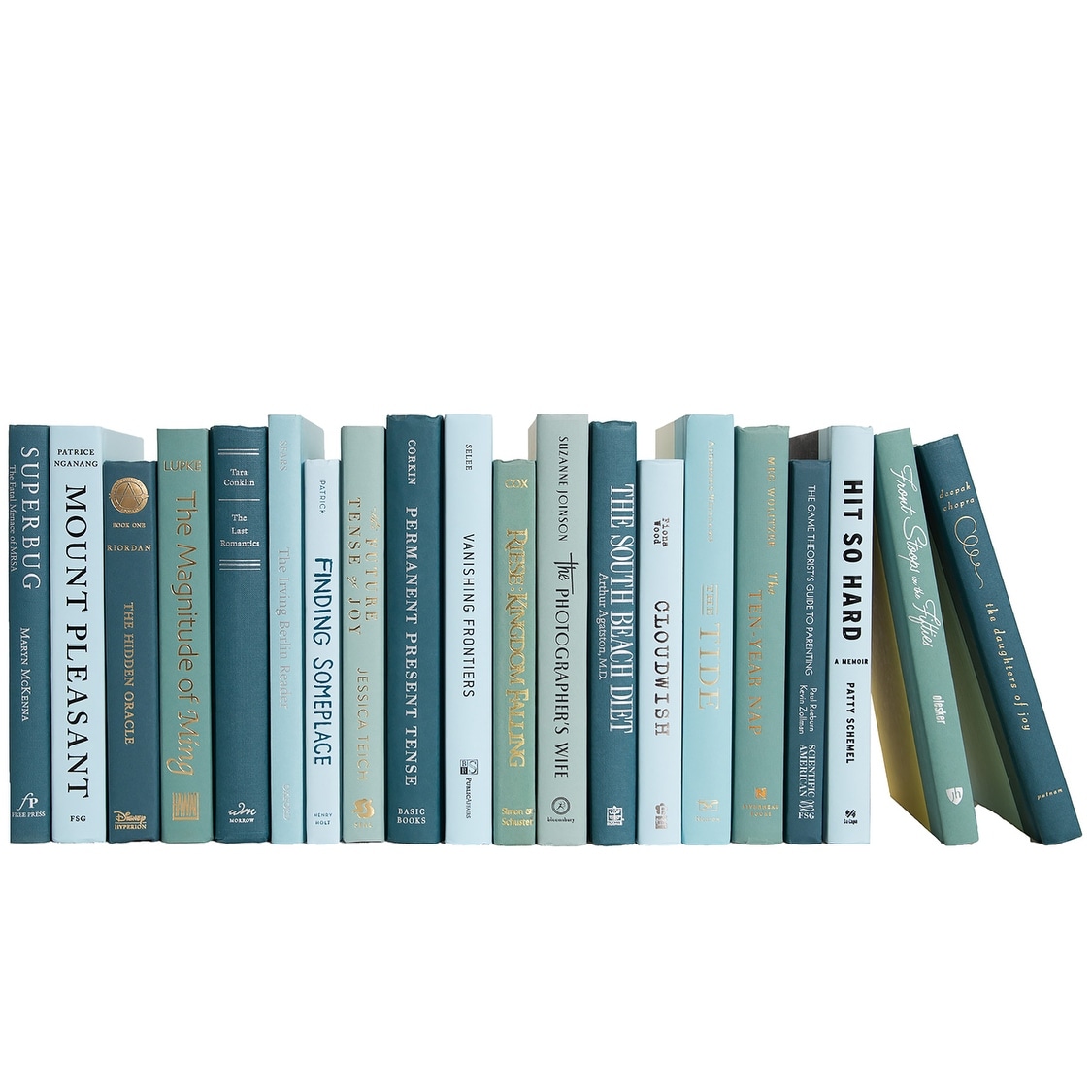 Decorative Books - Gulf Coast Books - Blue Books By The Foot