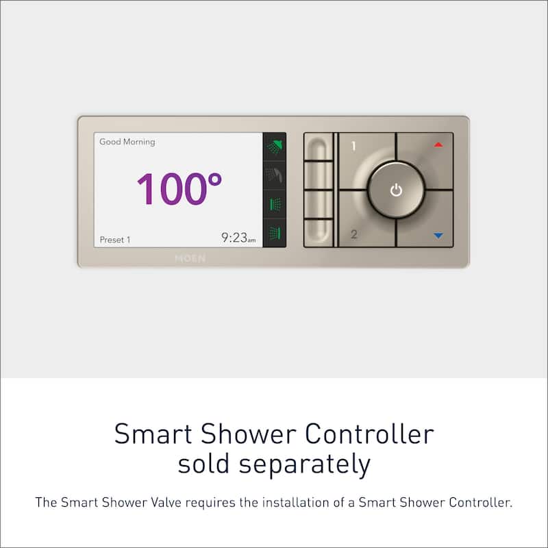 Moen Moen Smart Shower 2-Outlet Digital Thermostatic Shower Valve with