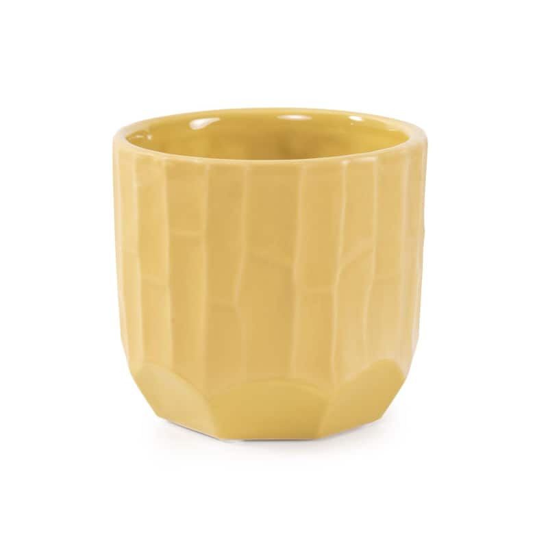 Golden Bee Ceramic Cache Pot- Short