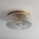 preview thumbnail 2 of 9, Maxim 15199CR Kasbah 4 Light 16" Wide Flush Mount Drum Ceiling Fixture