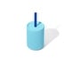 preview thumbnail 12 of 13, 5 oz Small Sippy Cup and Straw Silicone Blue