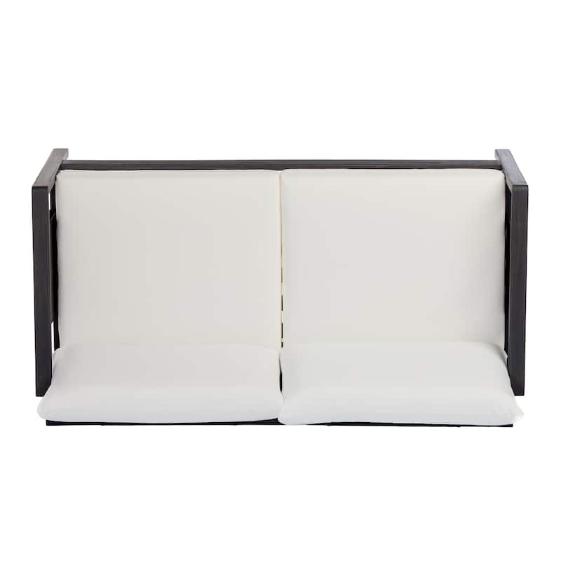 Christopher Knight Home - Nancy 2-Piece Outdoor Acacia Wood Loveseat and Coffee Table Seating Set