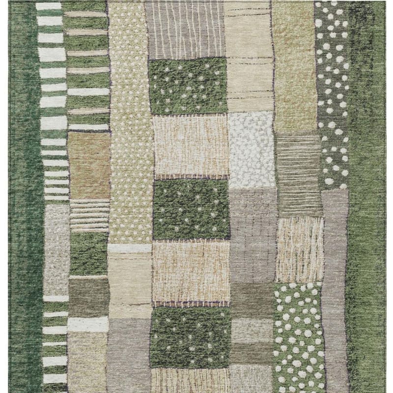 HomeRoots Geometric Transitional Rectangle Outdoor Rug