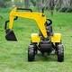 preview thumbnail 3 of 8, Kids Pedal-Powered Ride-On Digger with Functional Bucket and Steering, Ages 3-6