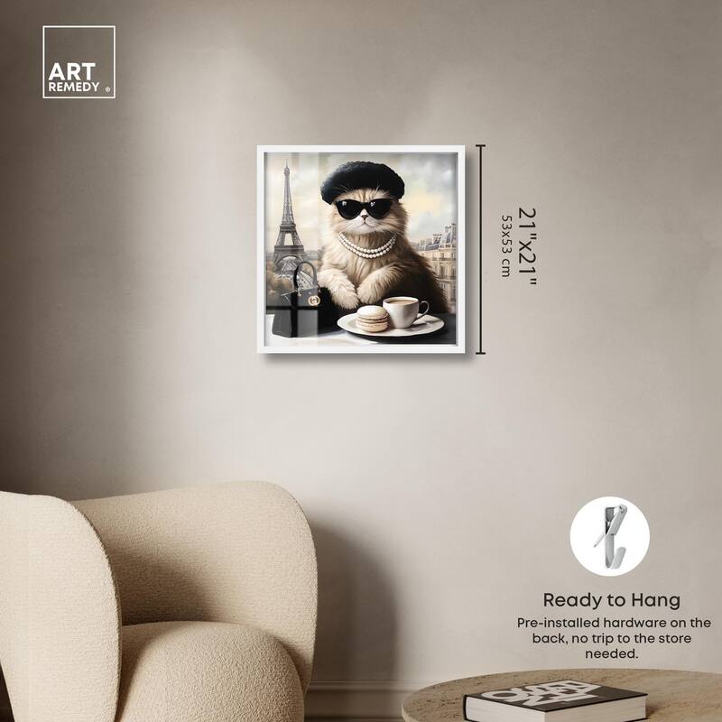 Cat in Paris Treats Shadowbox by Art Remedy