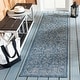 preview thumbnail 46 of 180, SAFAVIEH Courtyard Aquata Indoor/ Outdoor Waterproof Patio Backyard Rug 2'3" x 10' Runner - Navy/Ivory