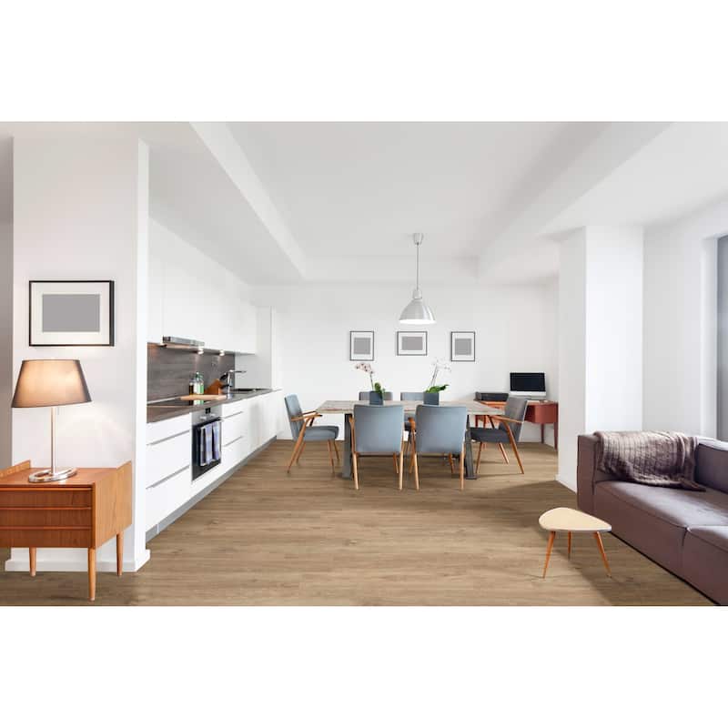 Ackland AKVTV-SR Brushwood 94" x 2" Vinyl Glue Down Vinyl Flooring