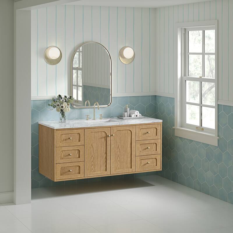 James Martin Vanities 545-V60S-3CAR Laurent 60" Free Standing Single