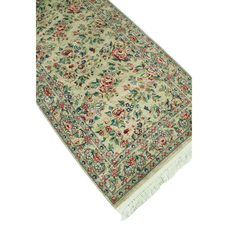 Pak-Persian Nezaket Grey/Red Runner - 2'7" x 11'0"