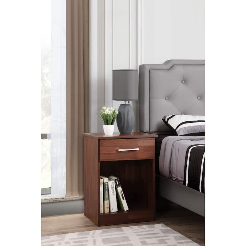 Lindsey 1-drawer Nightstand - Cherry