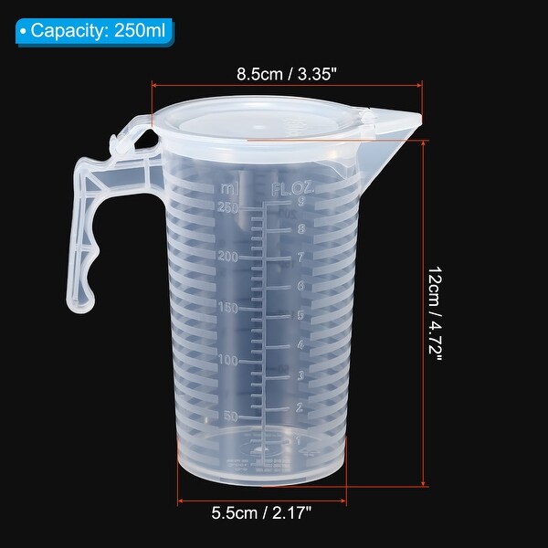 Bécher Gradué 1000ml En Plastique PC - Double Graduation - Marque Uxcell - Neuf