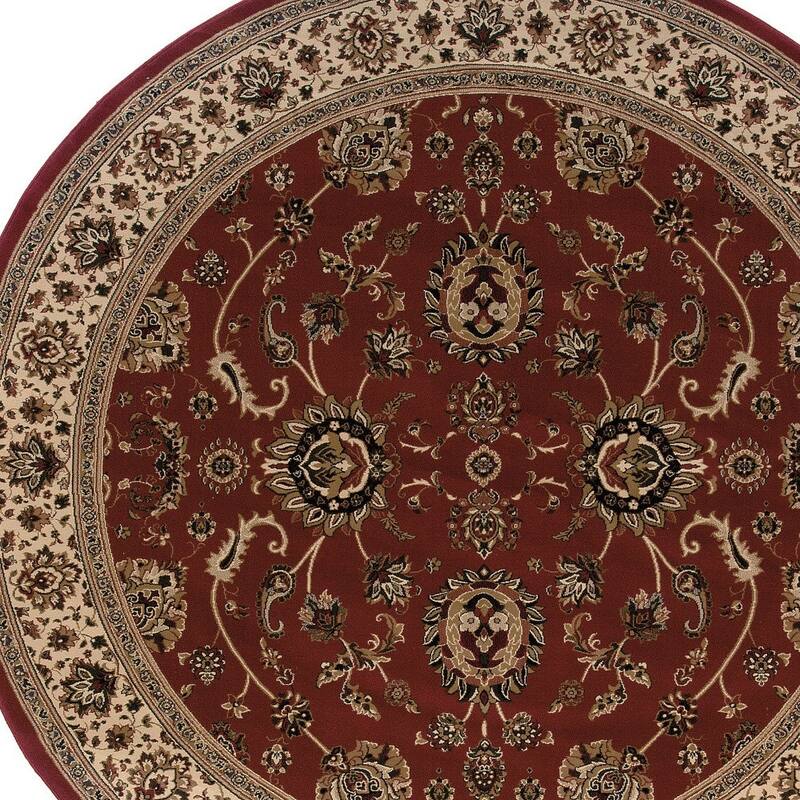 HomeRoots Oriental Traditional Square Area Rug