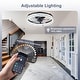 preview thumbnail 14 of 59, Low Profile Ceiling Fan with Light: 20-16 Inch, App Remote Control, Dimmable 3 CCT LED, 6 Wind Speeds, Ultra Quiet