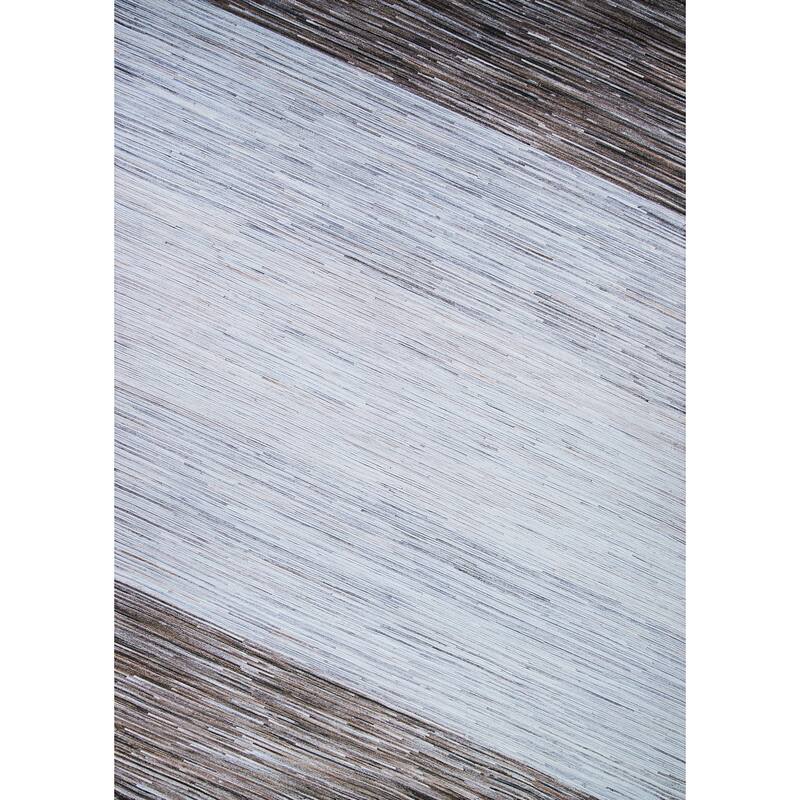 Steppe Flash Brown-Gray Area Rug