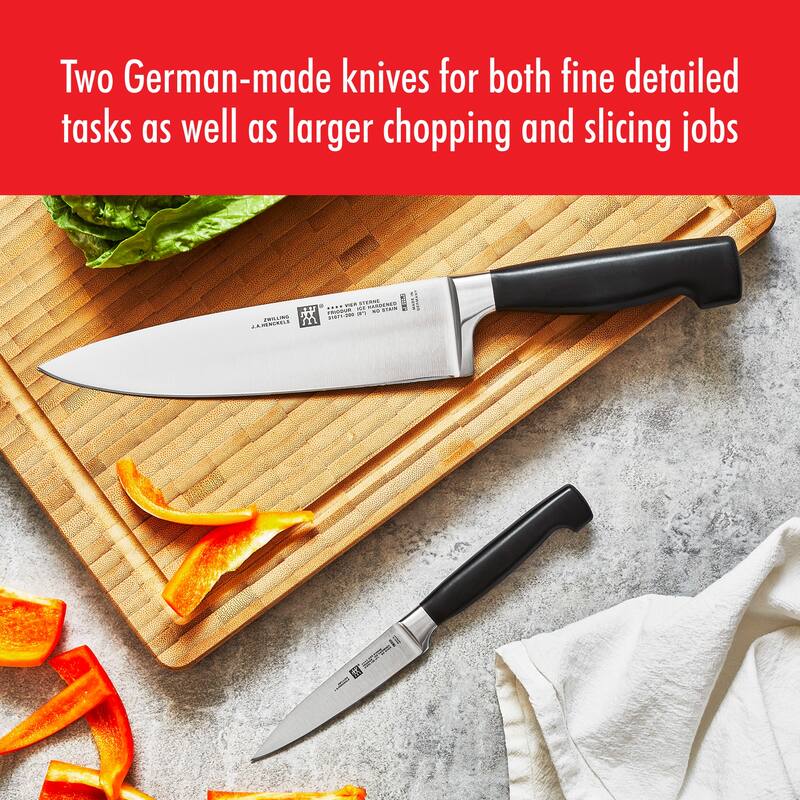 ZWILLING Four Star 2-pc "The Must Haves" Knife Set