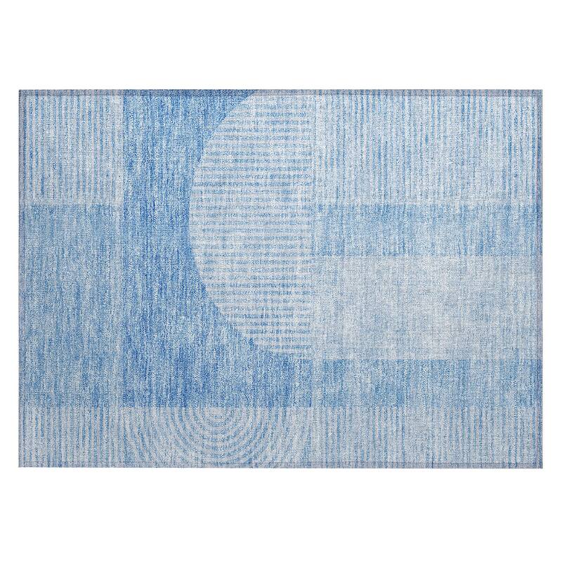 Machine Washable Indoor/ Outdoor Chantille Modern Deco Rug