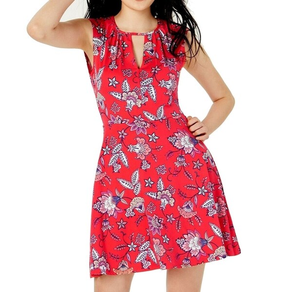 red skater dresses for juniors