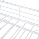 preview thumbnail 80 of 78, Metal House Bed with Trundle, Twin/Full Size Daybed Playhouse Bed with Bulit-in Storage Shelves and Metal Grid for Kids Teens