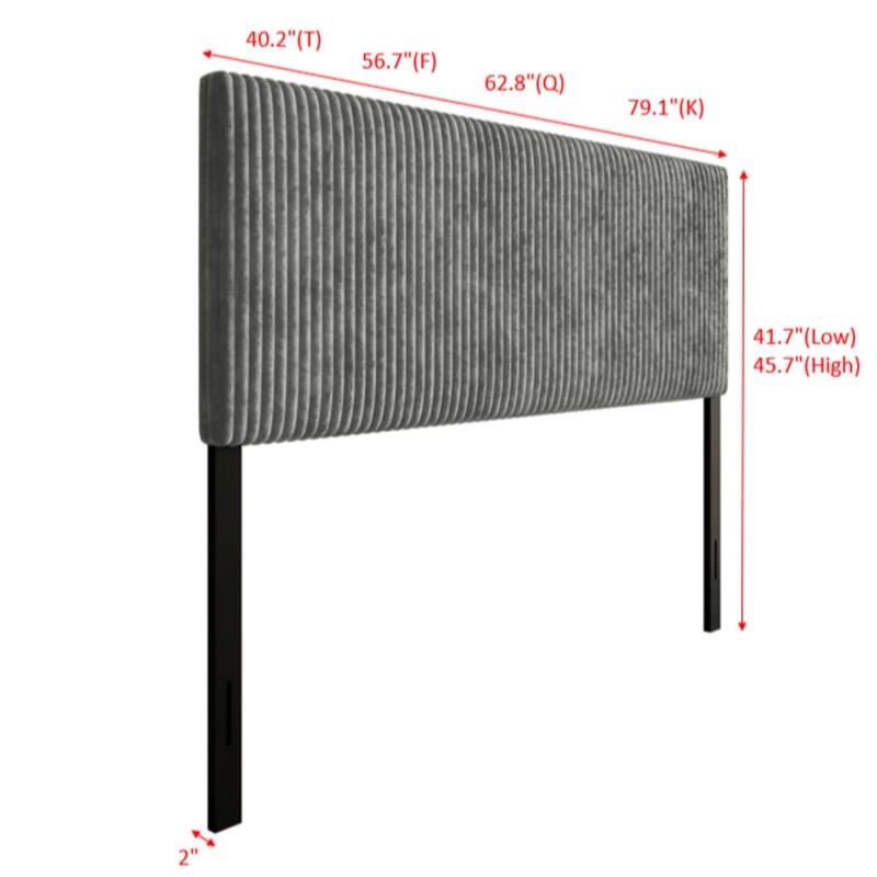 Clayfell Romney Upholstered Headboard