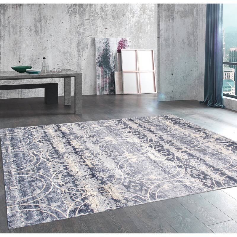 Pasargad Home Cherish Design Power Loom Area Rug