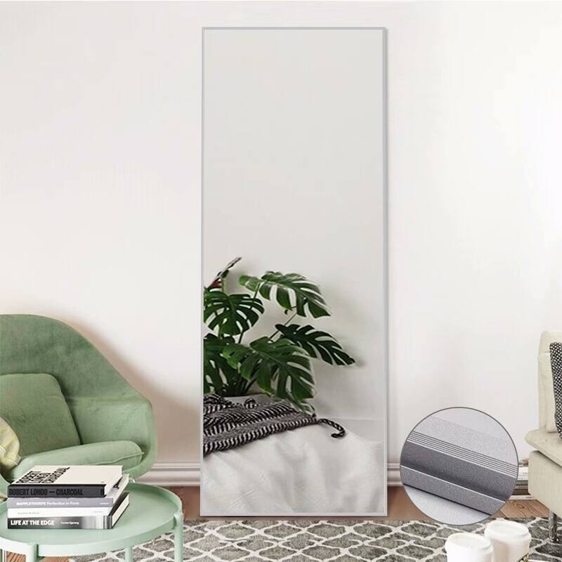 Dovelina Modern Full Length Floor Mirror - Freestanding Vanity Mirror for Bathroom or Living Space