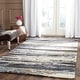 preview thumbnail 11 of 21, SAFAVIEH Retro Herle Modern Abstract Distressed Rug 6' x 9' - Cream/Blue - Rectangle