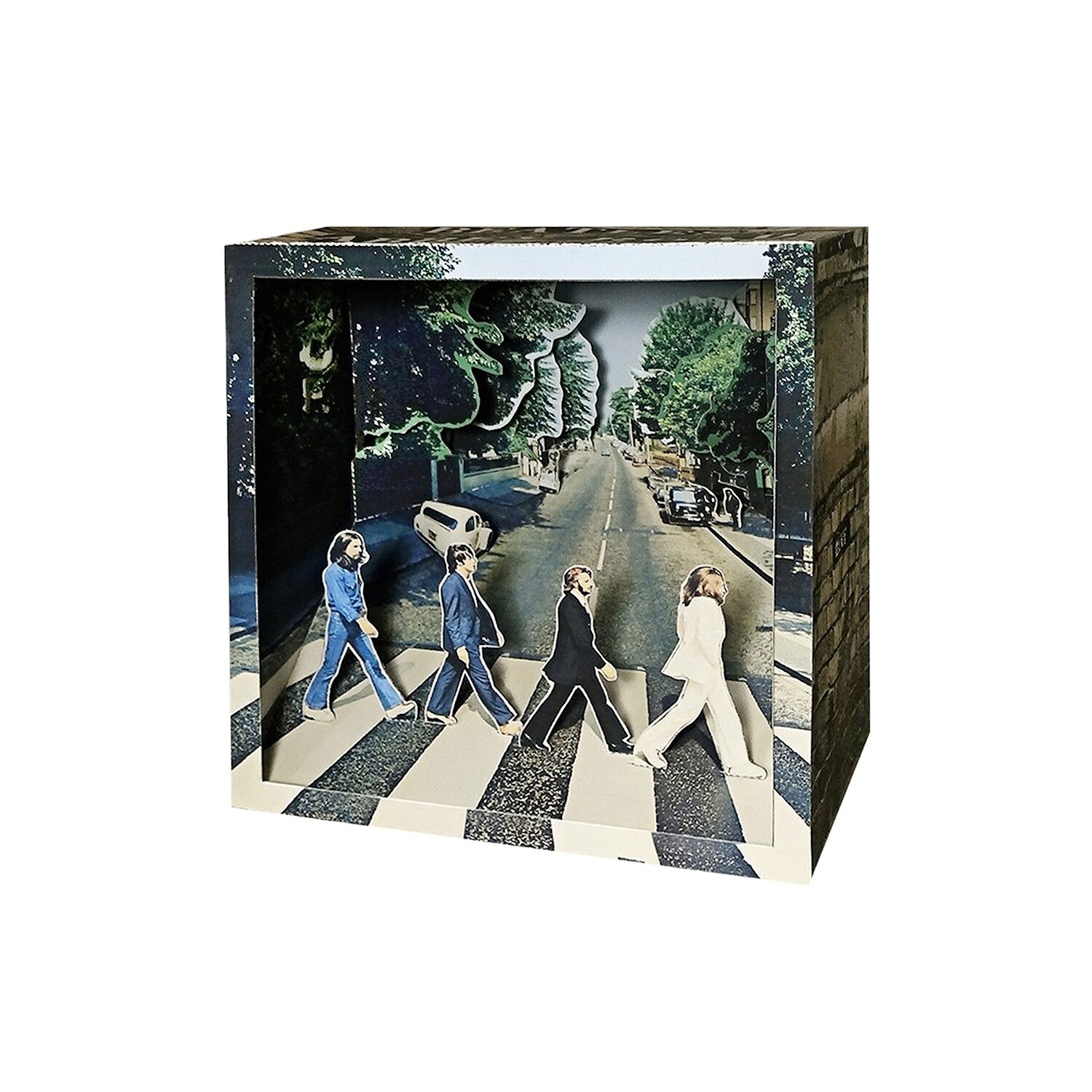 WHAT ON EARTH Beatles 3D Album Art Puzzle Shadowbox - Abbey