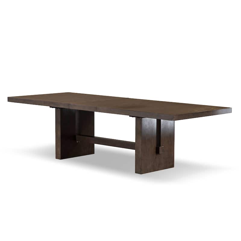 Furniture of America Liora Modern Solid Wood 5-Piece Expandable Dining Table Set