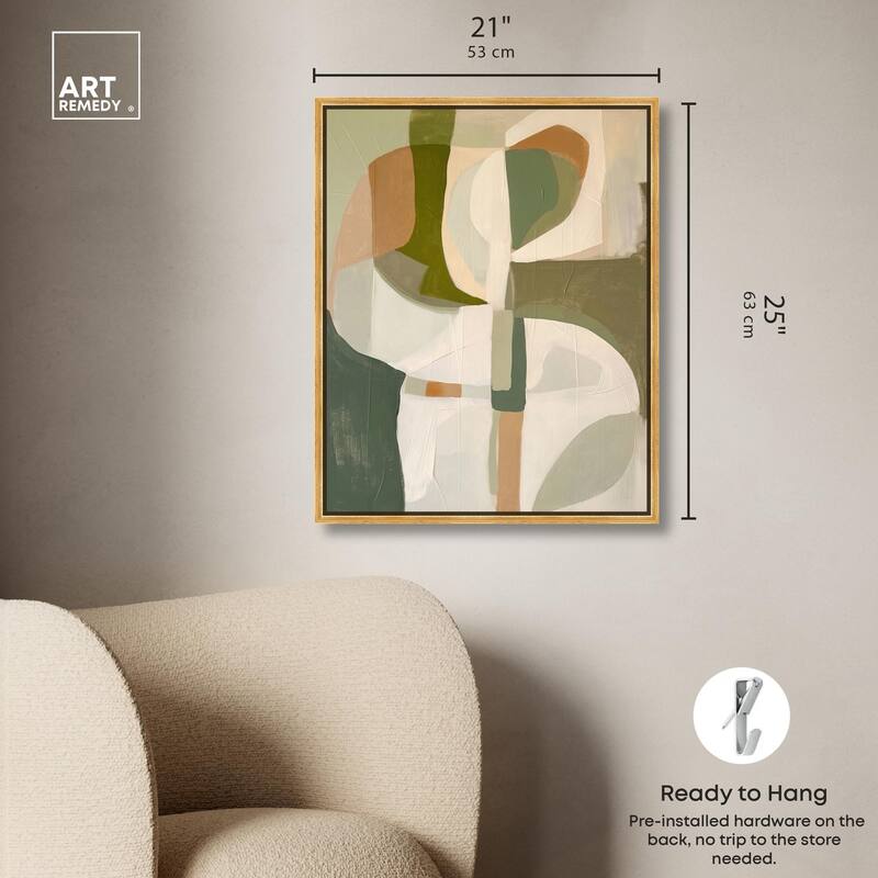 Hazy Shape Tapestry Canvas by Art Remedy