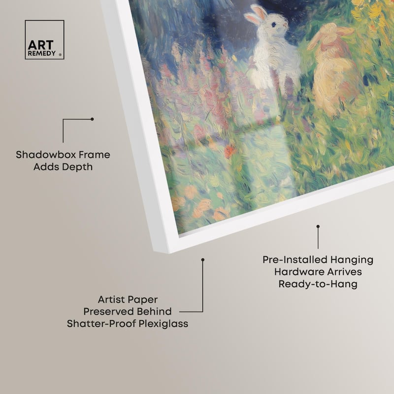 Quiet Gardeners Shadowbox by Art Remedy