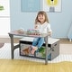 preview thumbnail 6 of 18, Costway 3 in 1 Kids Convertible Activity Bench Children Table & Chair - See Details