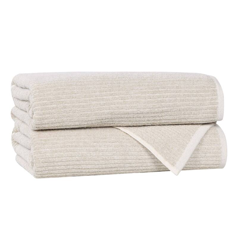 Superior Destin Viscose Cotton Blend Bath Towels, Set of 2