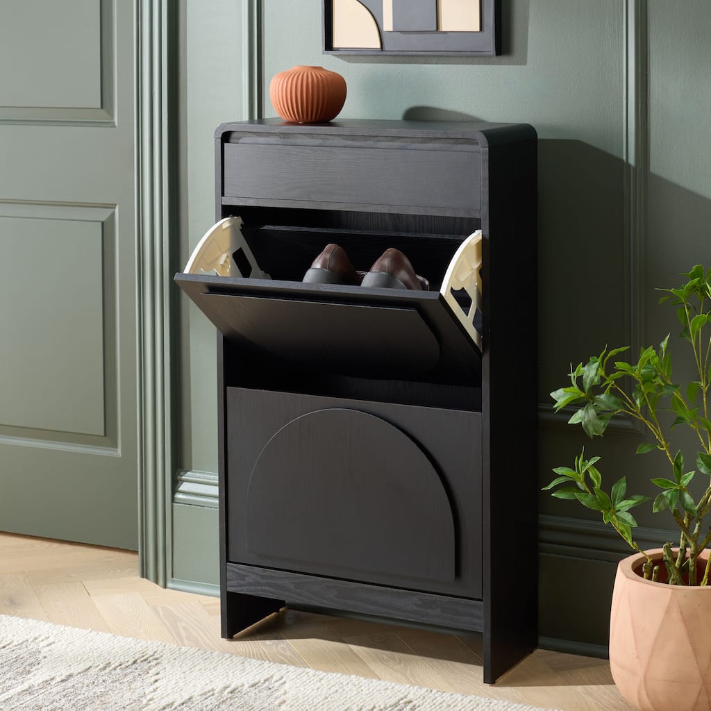 SAFAVIEH Home Willam Shoe Rack - 9"W x 24"D x 41"H