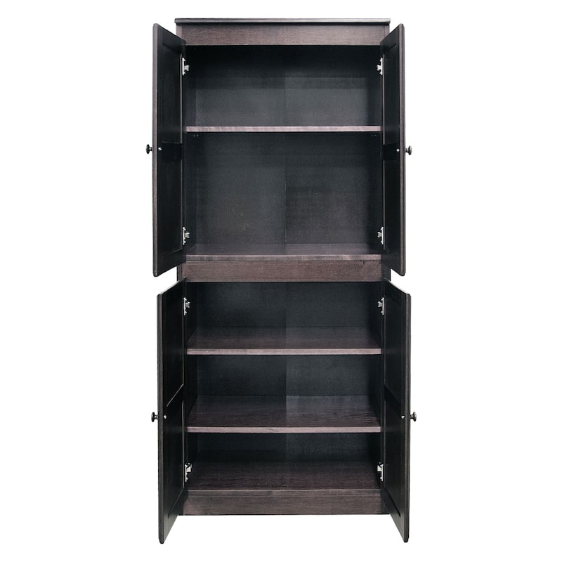 Concepts in Wood Storage Cabinet, 72 inch with 5 Shelves