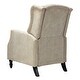 preview thumbnail 76 of 87, Debora Wingback Button Tufted Push-back Recliners Set of 2 by HULALA HOME