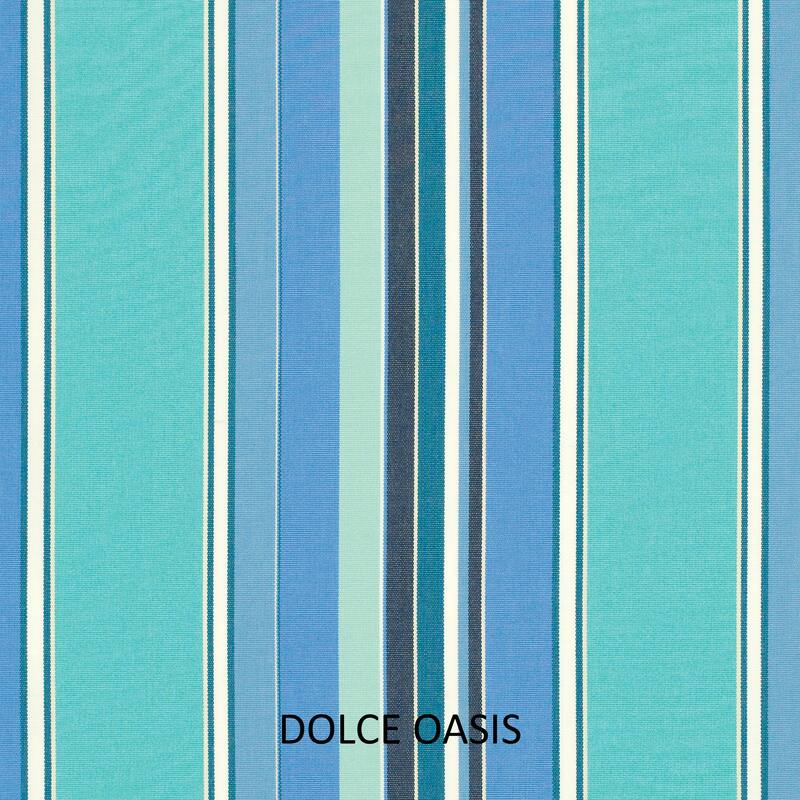 Sunbrella Dolce Oasis Stripe Indoor/Outdoor Knife Edge Pillow (Set of 2)