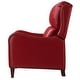 preview thumbnail 55 of 166, Brigida Multifunctional Modern Genuine Leather Nailhead Trim Recliner with Adjustable Footrest Set of 2 by HULALA HOME