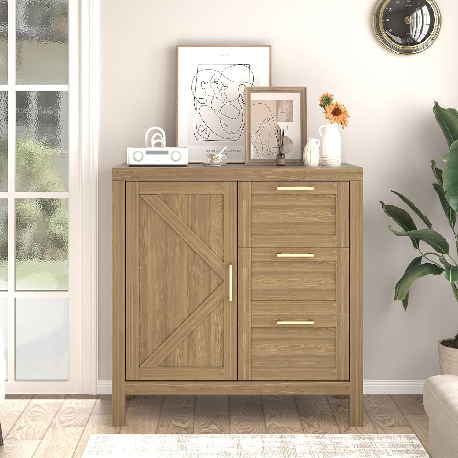 Buffet Cabinet Sideboard with Storage, Accent Storage Cabinet