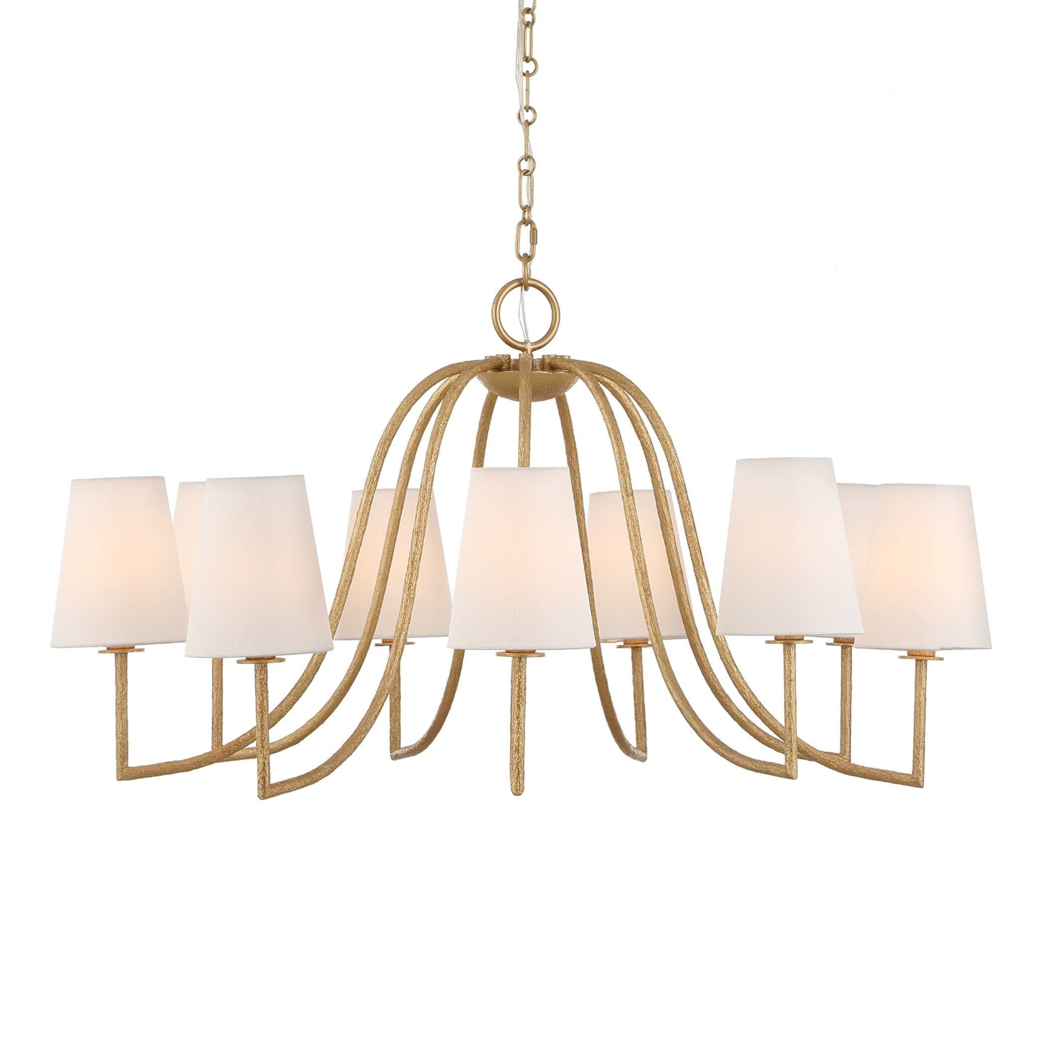 Uttermost Seville Gold Chandelier (9 light) - 42"W x 42"D x 21.625"H