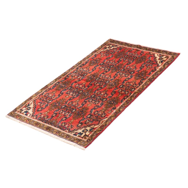Andelz Red Rug 3'1" x 5'9" - 3'1 x 5'9