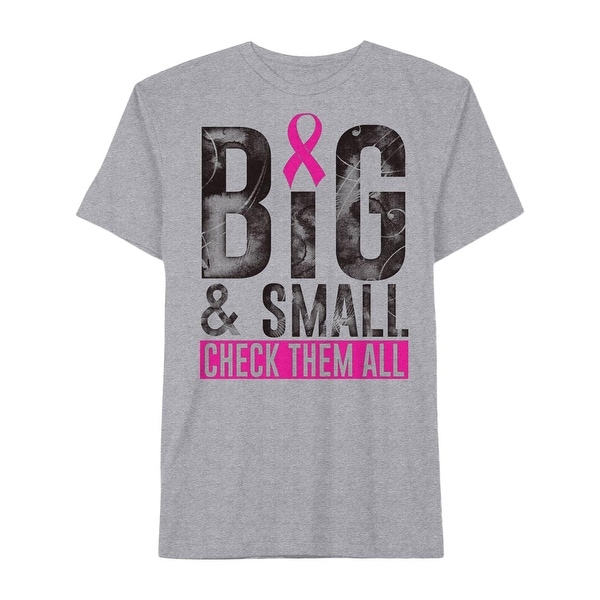 Shop Jem Collective Mens Big & Small Slogan T-Shirt Breast ...