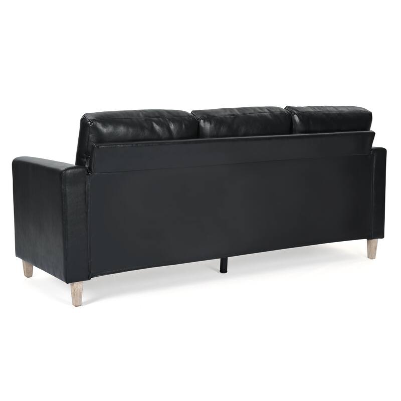 79.5" Velvet Solid Wood 3-Seater Sofa with Pocket Spring Seat, PP Foam Backrest, and Side Storage Pocket