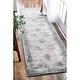 preview thumbnail 33 of 47, Nuloom Handmade Distressed Abstract Vintage Wool Area Rug 2'6" x 12' Runner - Slate Blue - Rectangle