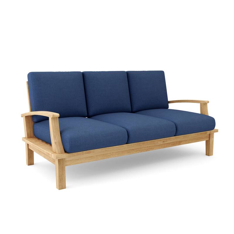 Brianna Deep Seating Sofa with Cushion - Canvas Navy