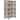 Vulcan Tan and Cappuccino 3-panel Geometric Folding Screen