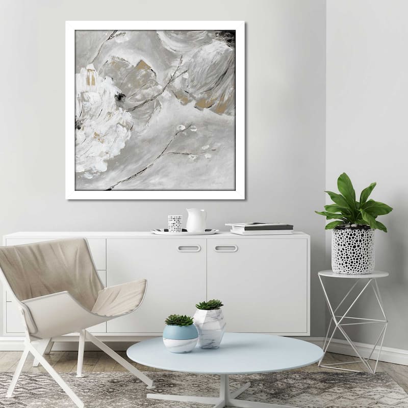"Silver Sun Garden" by Katrina Craven II Print on Acrylic