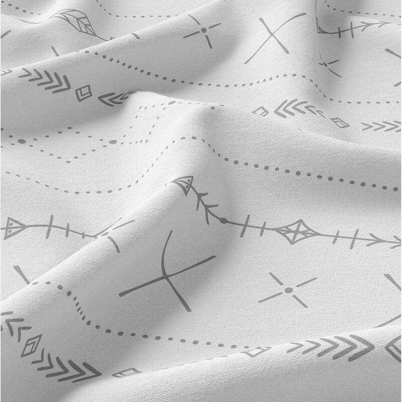 Sweet Jojo Designs Beige Grey Boho Mountain Animal Woodland Forest Friends Collection Unisex Boy or Girl 2-pc Twin Comforter Set
